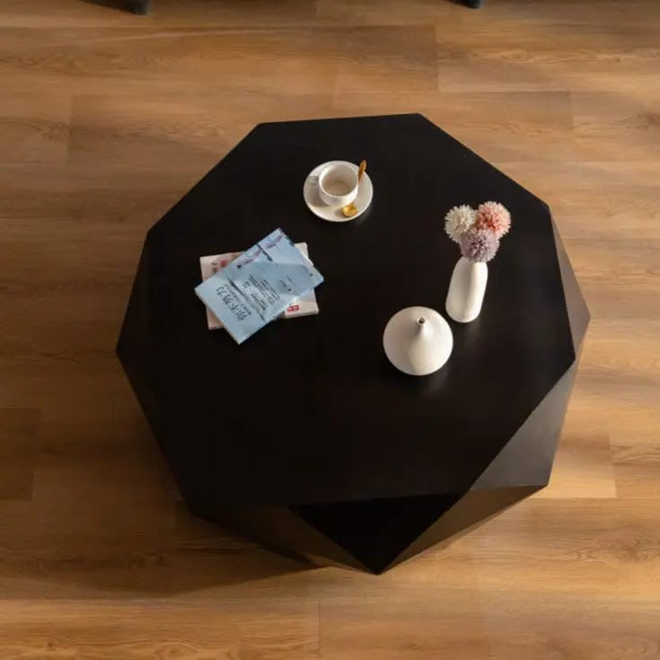 Diamond Black Coffee Table/Center Table