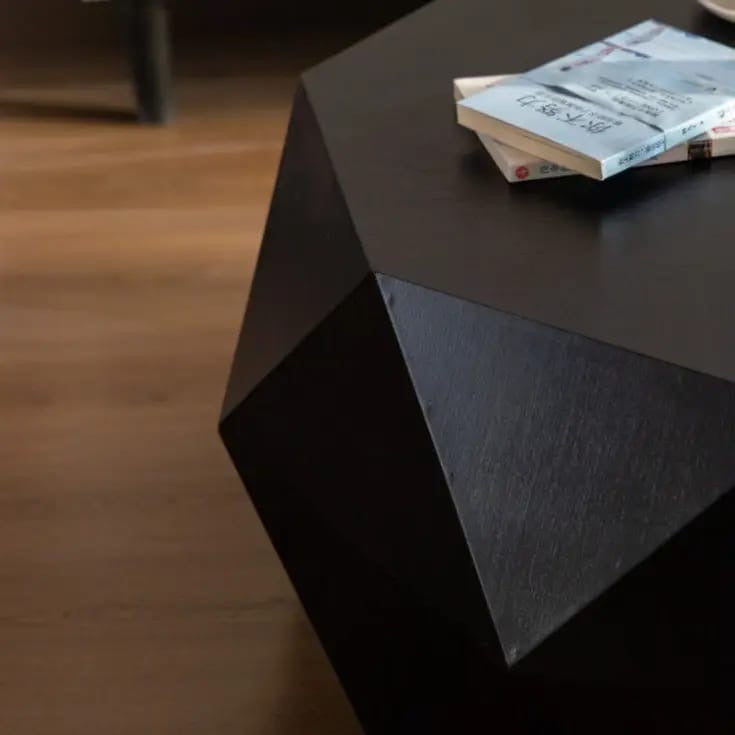 Diamond Black Coffee Table/Center Table