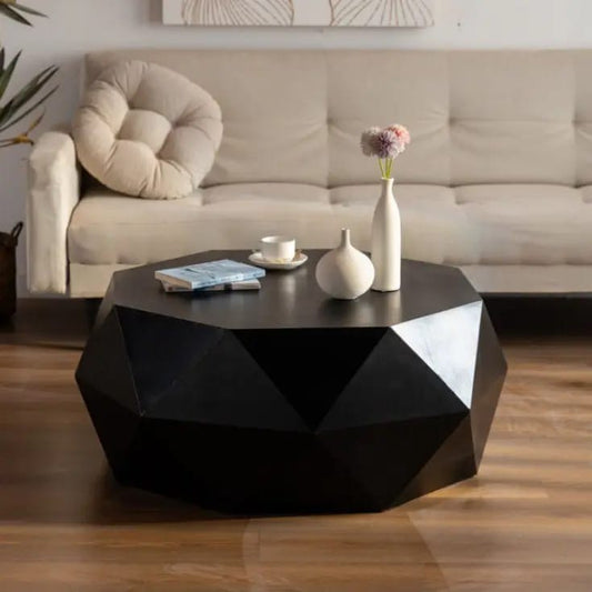 Diamond Black Coffee Table/Center Table