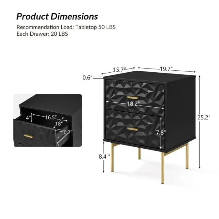 Diamond Side Table