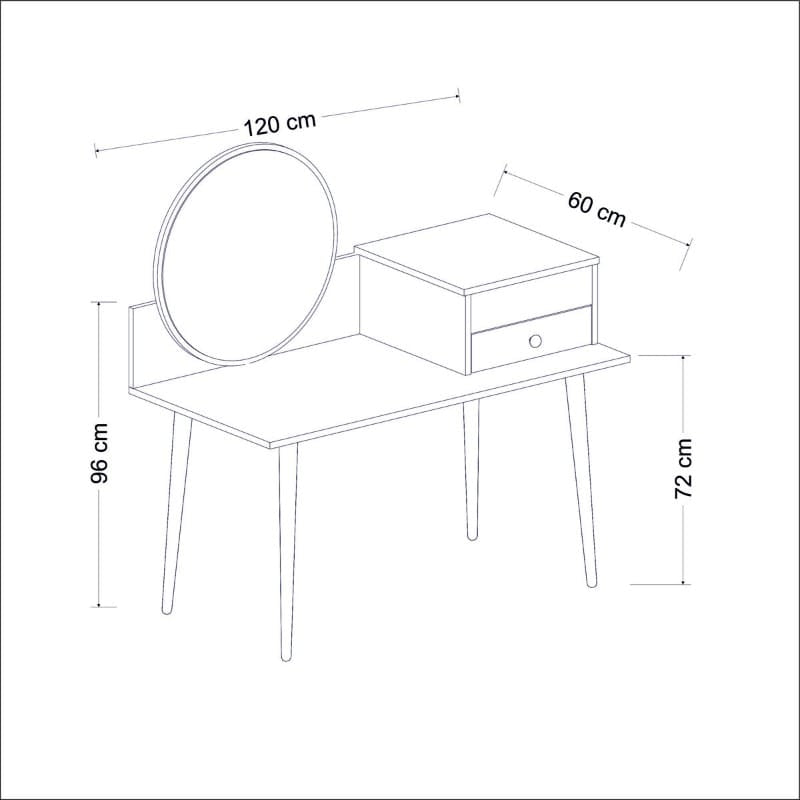 Alexa Dressing Table/Vanity Table