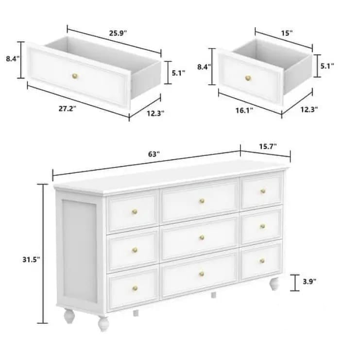 Milky Chester Drawer