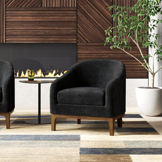 Blacky Chairs Boucle Fabric