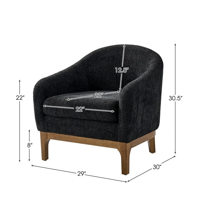 Blacky Chairs Boucle Fabric