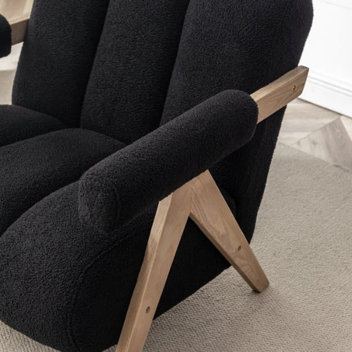 Blane Bedroom Chair Boucle Fabric