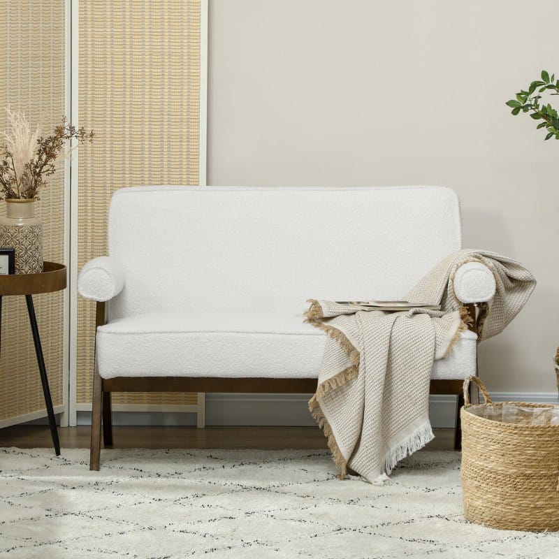 Boucle 2 Seater Sofa