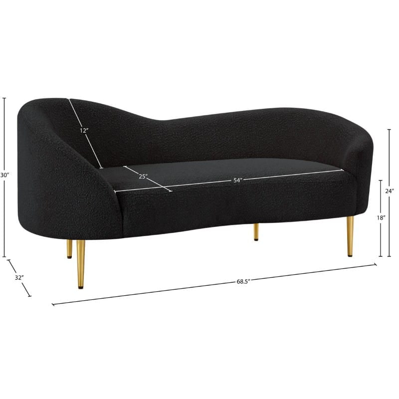 Alfa 3 Seater Sofa Boucle Fabric