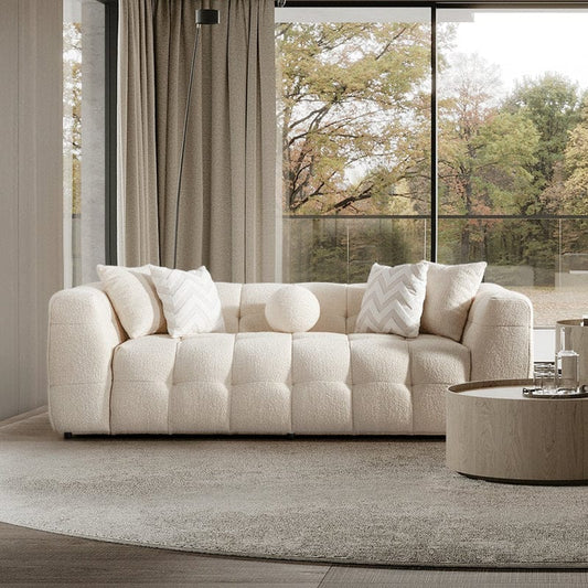Boucle 3 Seater Sofa