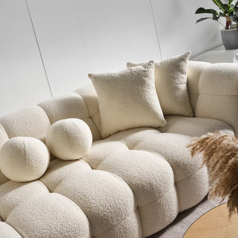 Boucle 3 Seater Sofa
