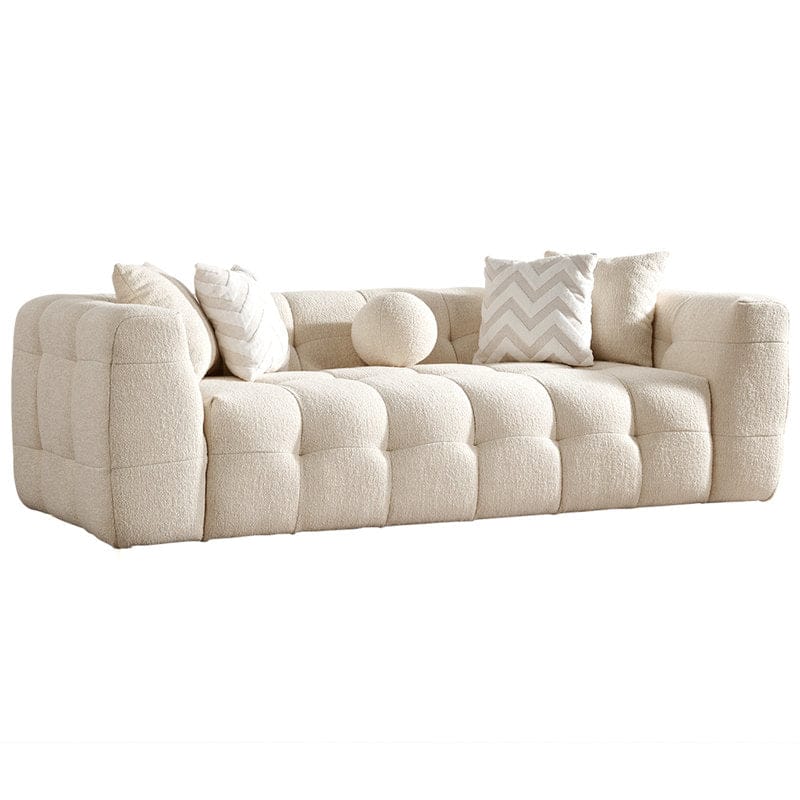 Boucle 3 Seater Sofa
