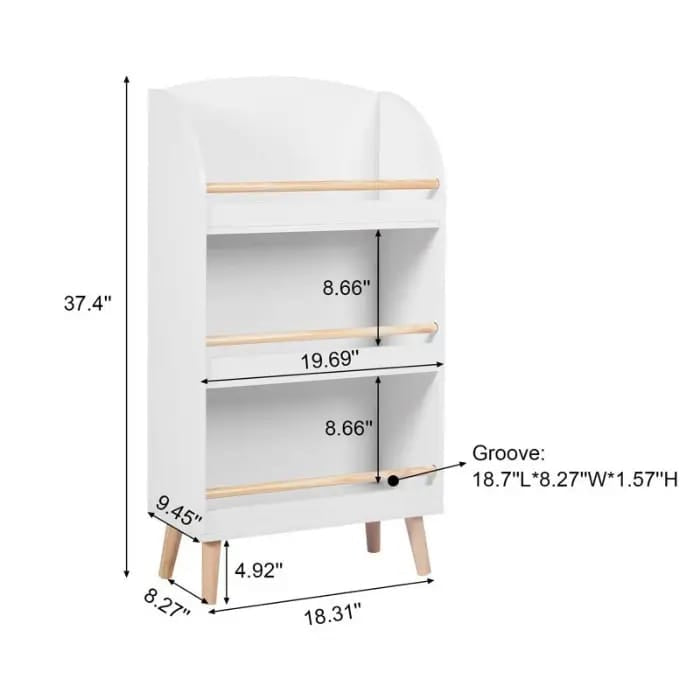 Sreno Kids Book Rack