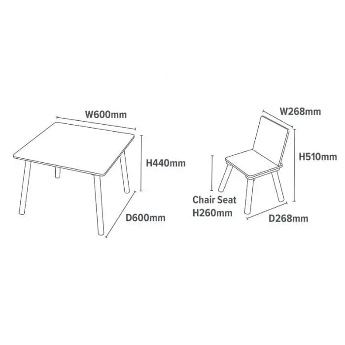 Albo Kid Study Table With Chair’s