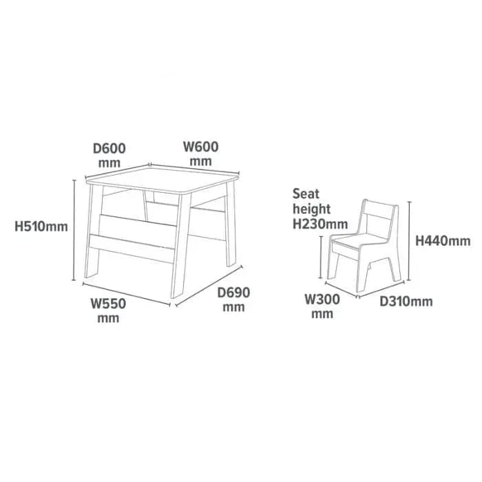 Pablo kid Study Table With Chair’s