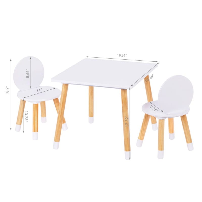 Aliva Kids Study Table+Chairs