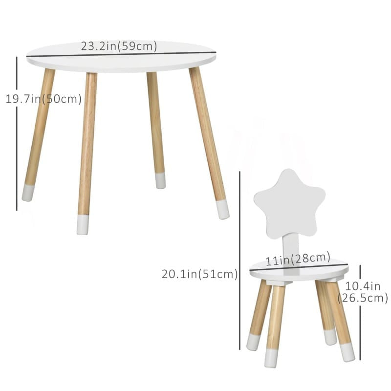 Star Kids Study Table & Chairs
