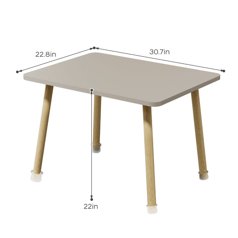 Multi Kids Study Table With 4 Chairs