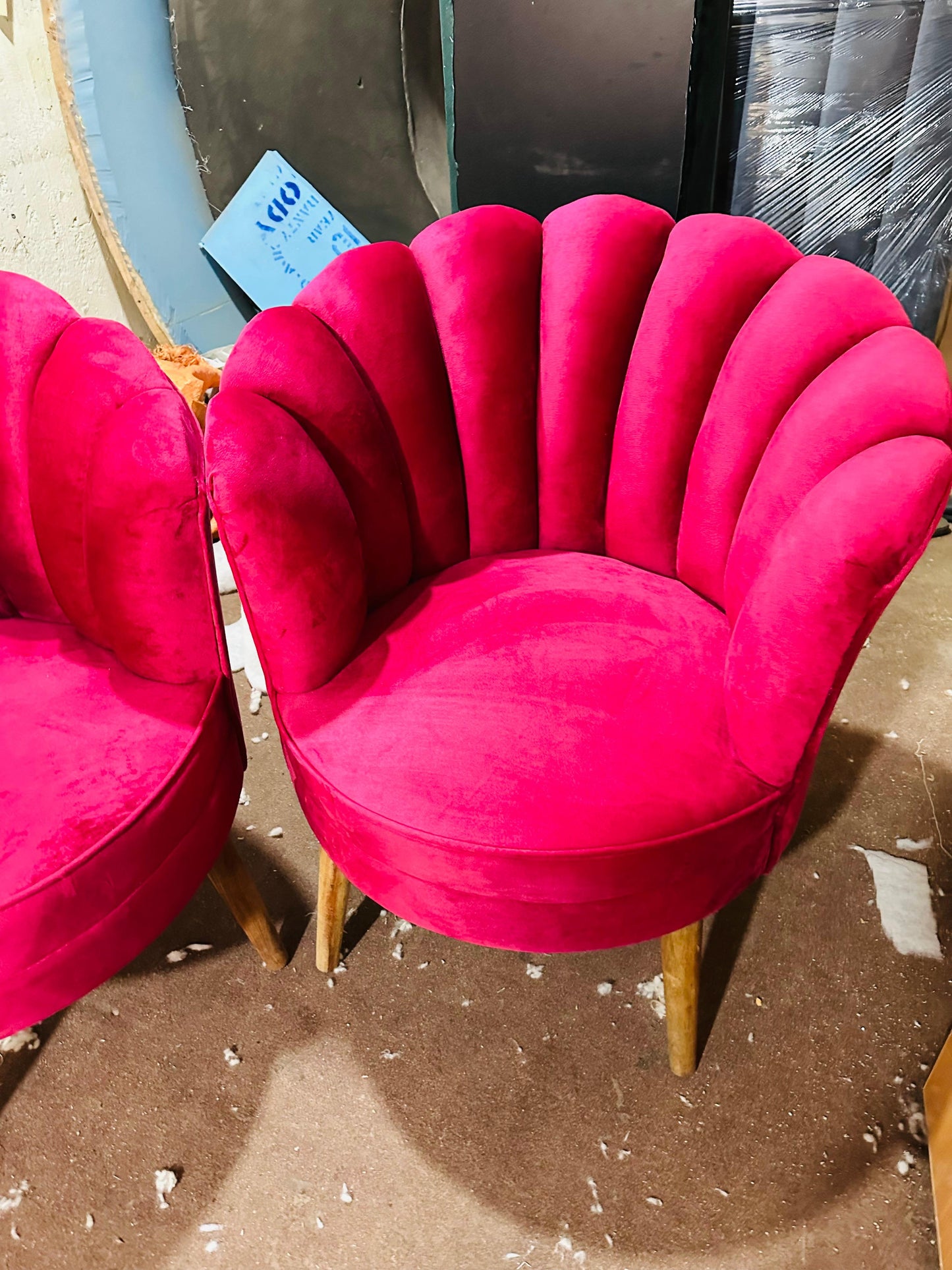 Flower Pink Bedroom Chair