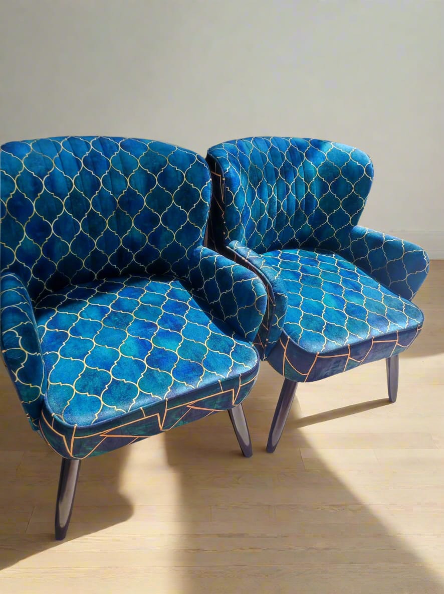 Azure Green Bedroom Chair