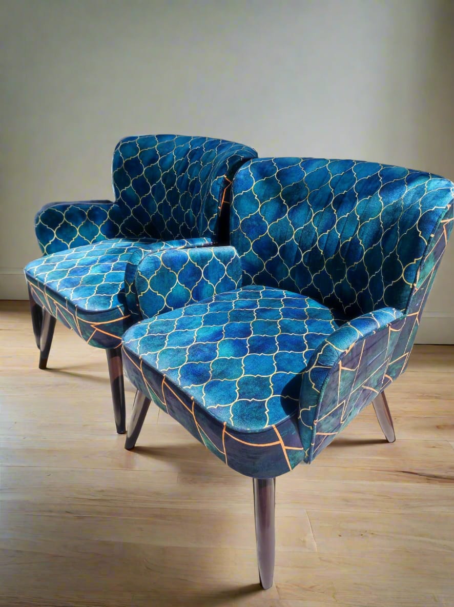 Azure Green Bedroom Chair