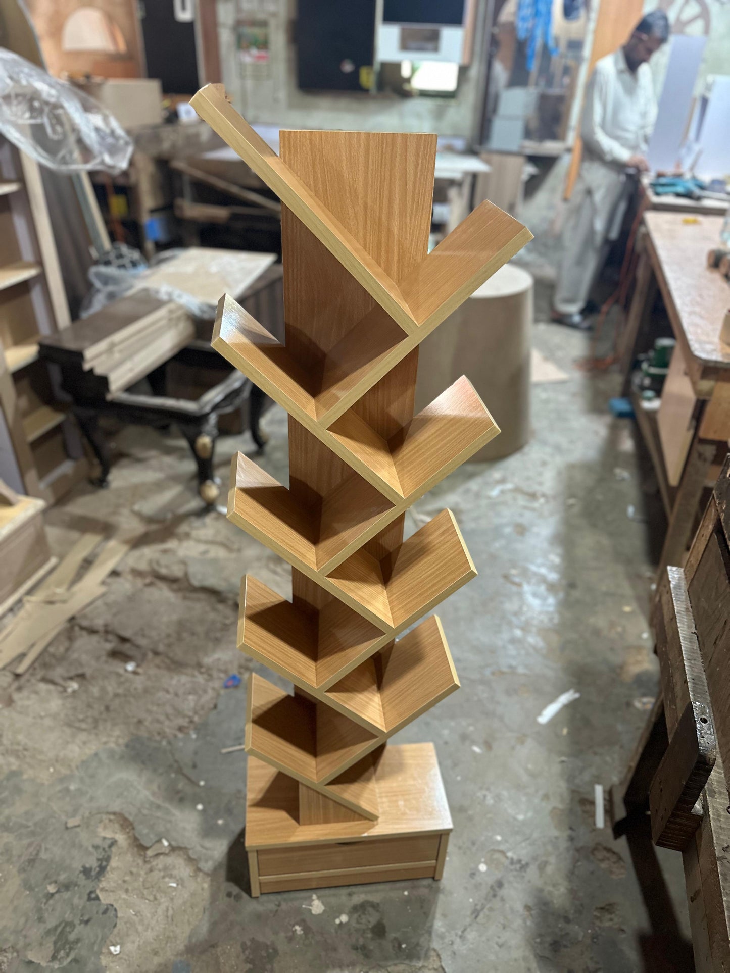 Tree Book Rack & Standing Shelf