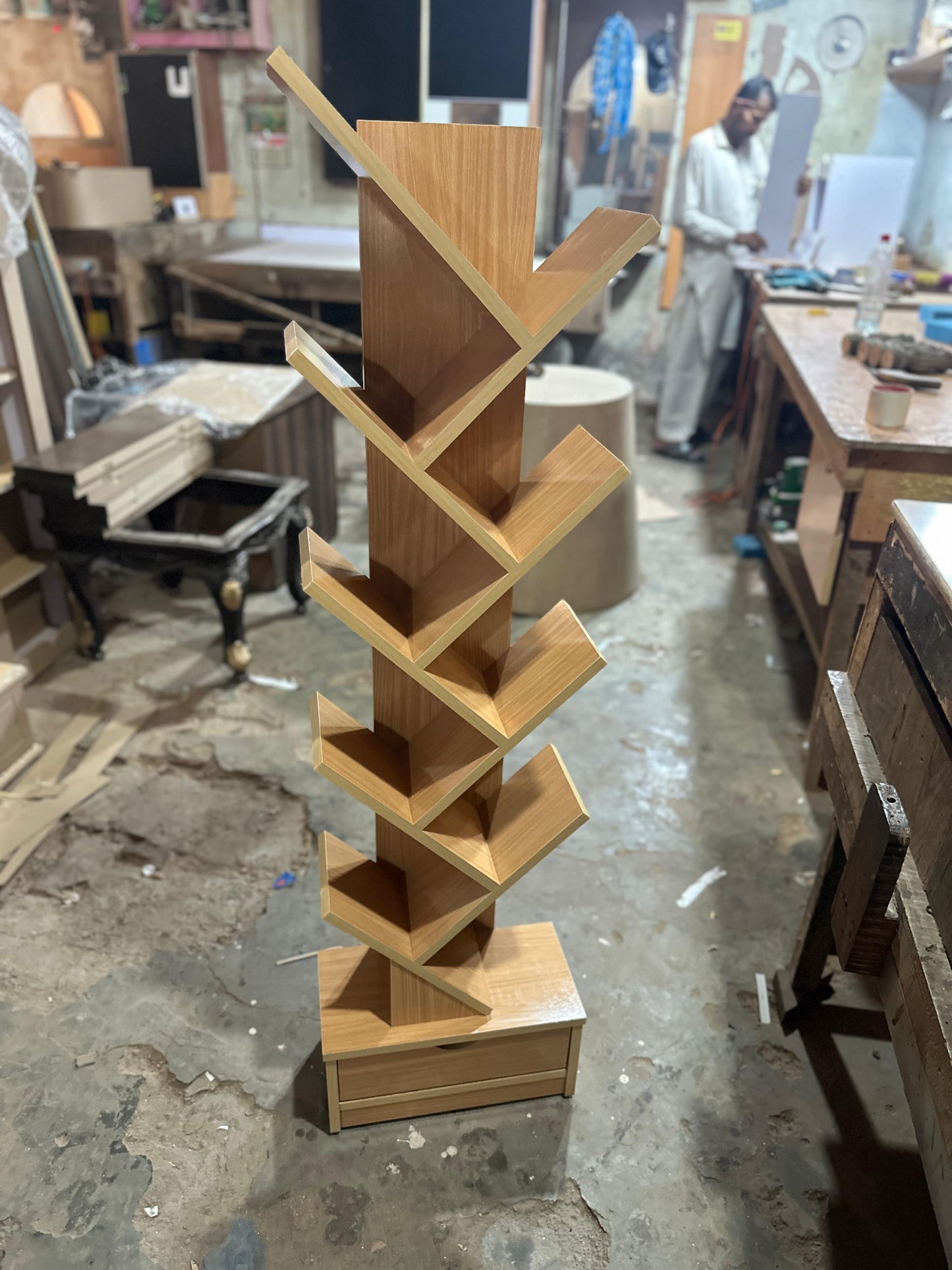 Tree Book Rack & Standing Shelf