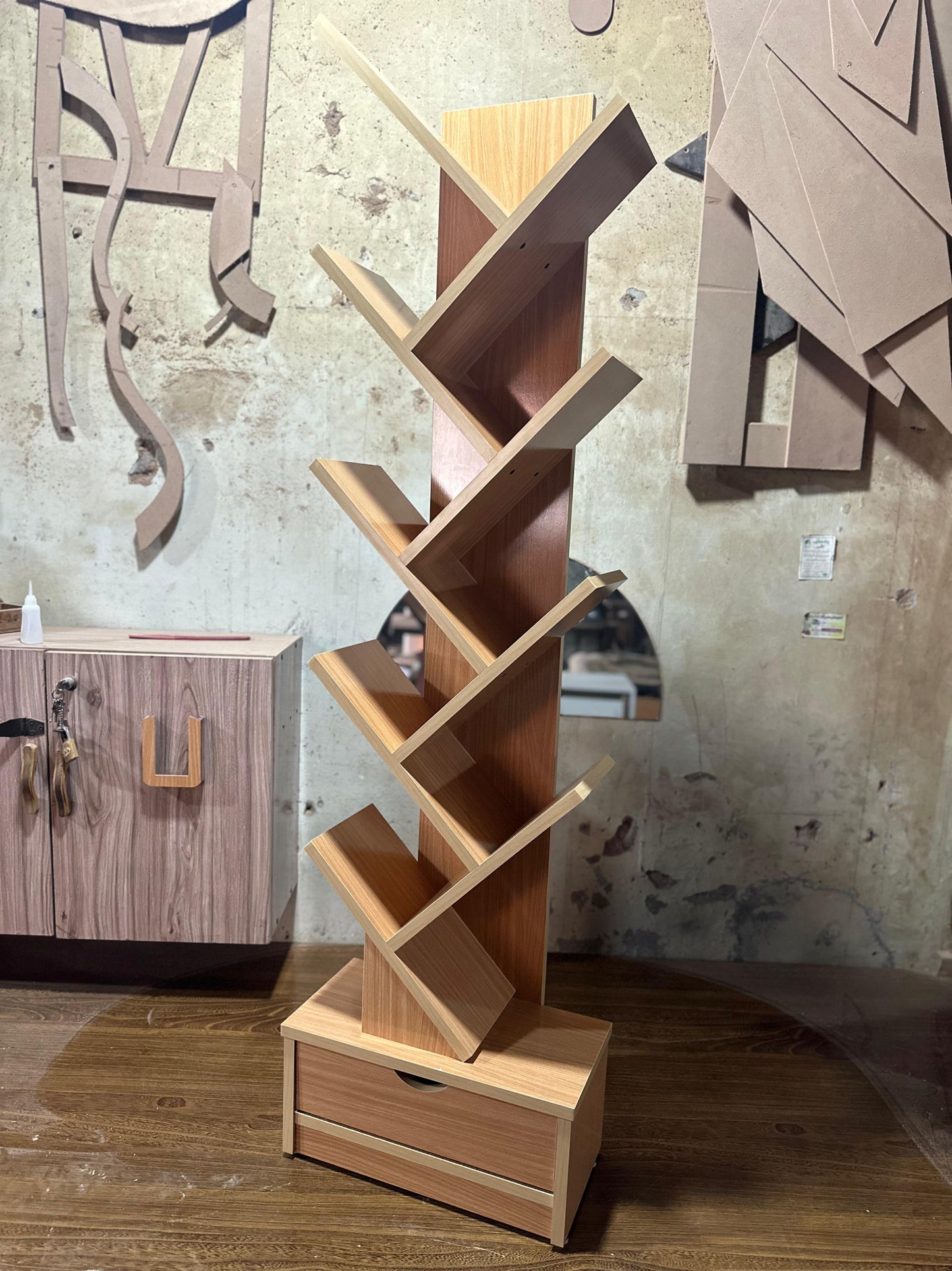 Tree Book Rack & Standing Shelf