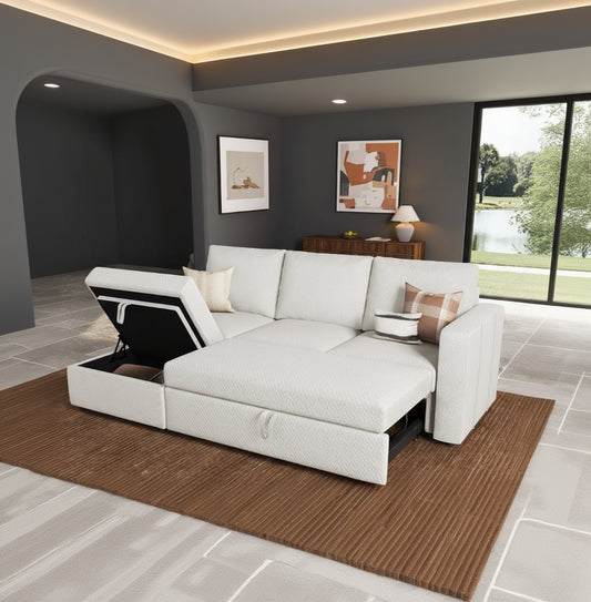 Nerin L Shape Sofa Cum Bed