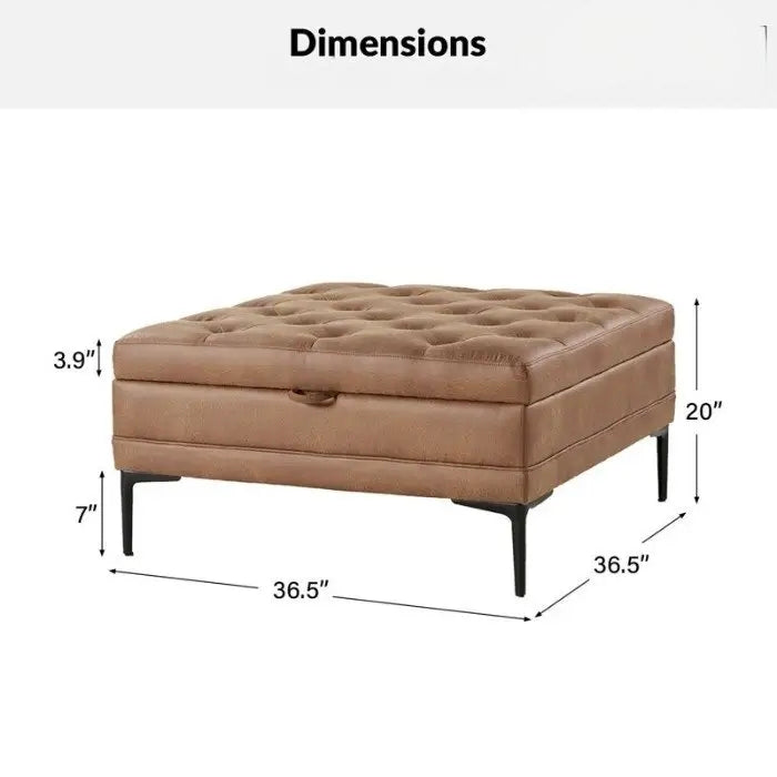 Brin Ottoman Stool & Storage