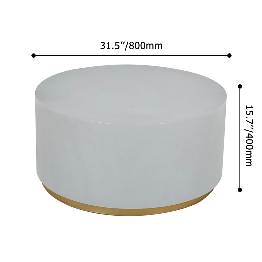 Acrete Round Coffee Table/Center Table