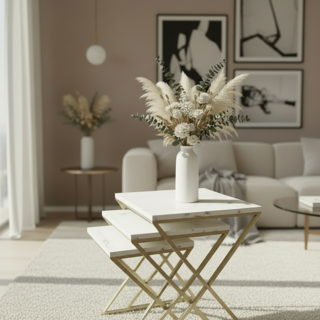 Bella Set Of 3 Nesting Table