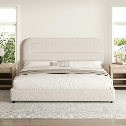 Aylah Boucle Double Bed