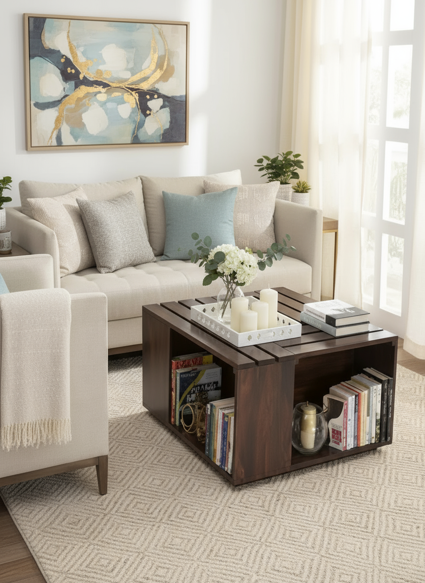 Wooden Coffee Table/Center Table