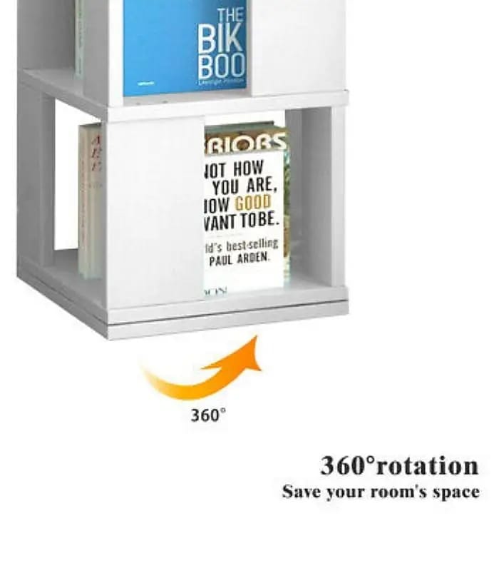 Ackla Rotating Book Shelf