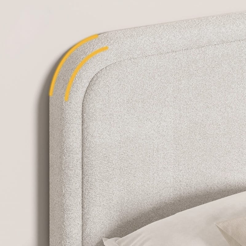 Aelin Boucle Double Bed