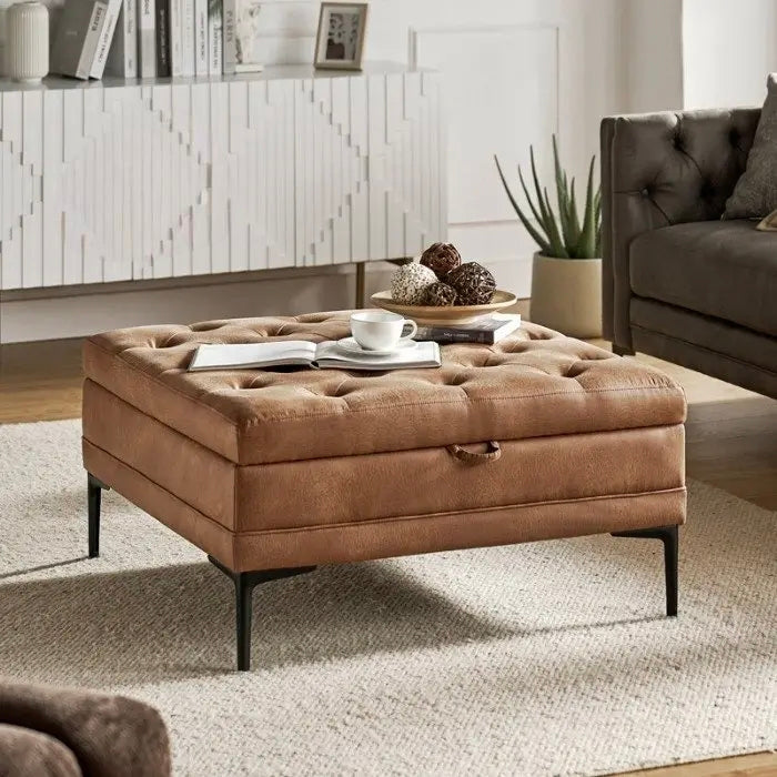 Brin Ottoman Stool & Storage