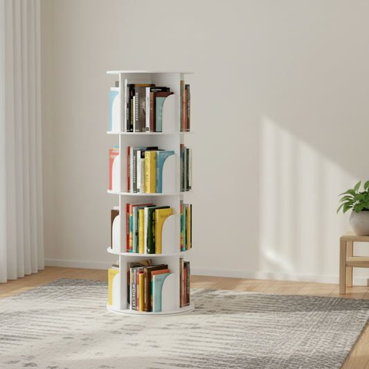 Rocky Rotating Book Shelf