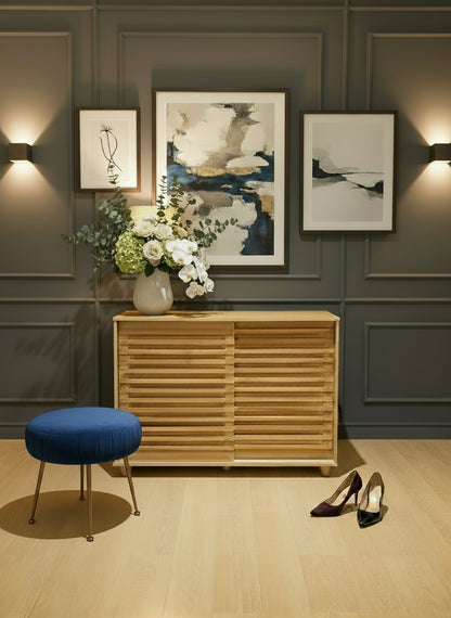 Abbe Light Brown Shoe Rack