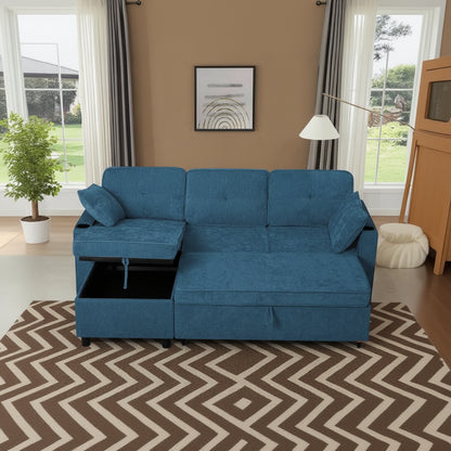 Mezi L Shape Sofa Cum Bed