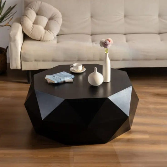 Diamond Black Coffee Table/Center Table