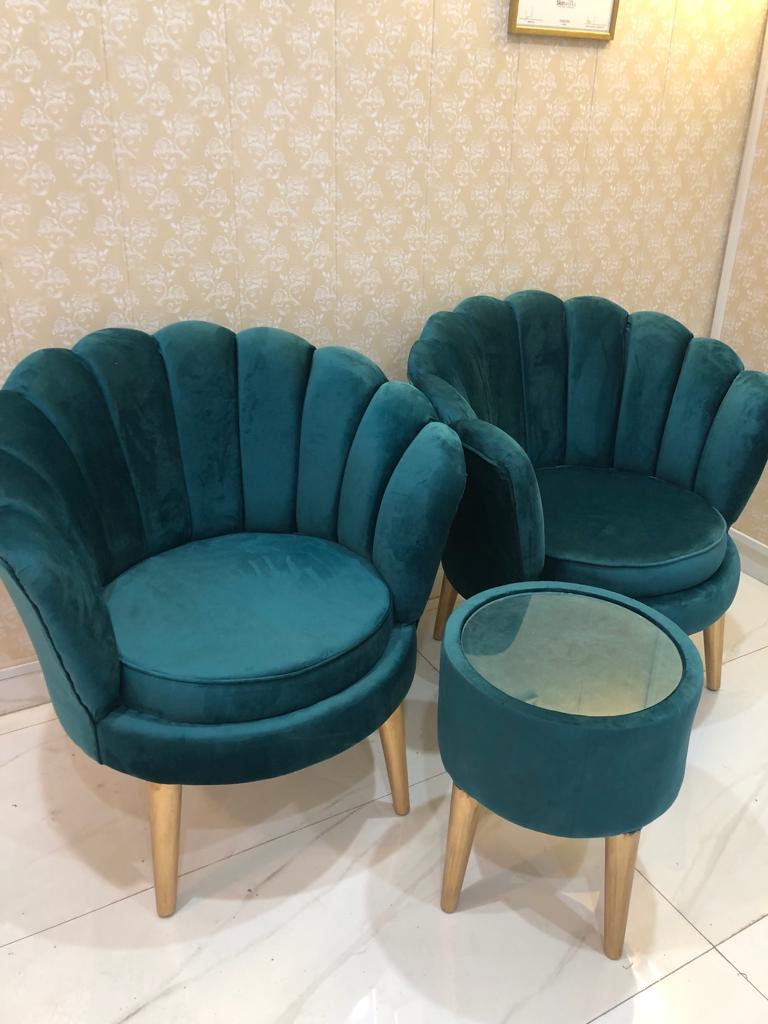 Flower Zink Bedroom Chair