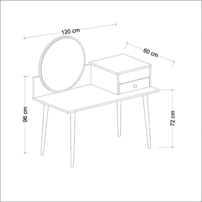 Alexa Dressing Table/Vanity Table