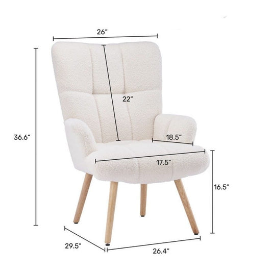 Alba Chair Boucle Fabric