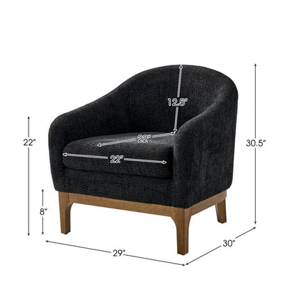 Blacky Chairs Boucle Fabric