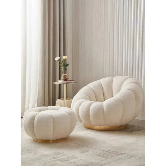 Aria Chair+Table Boucle Fabric