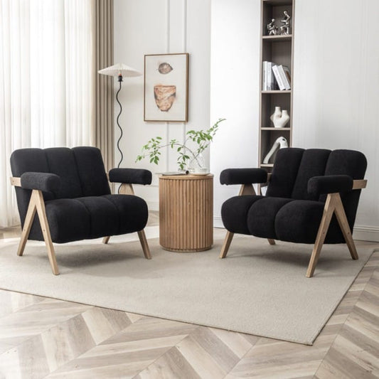 Blane Bedroom Chair Boucle Fabric