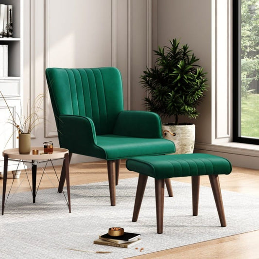Galba Bedroom Chair+Stool