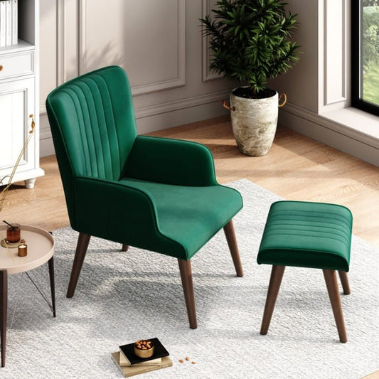 Galba Bedroom Chair+Stool