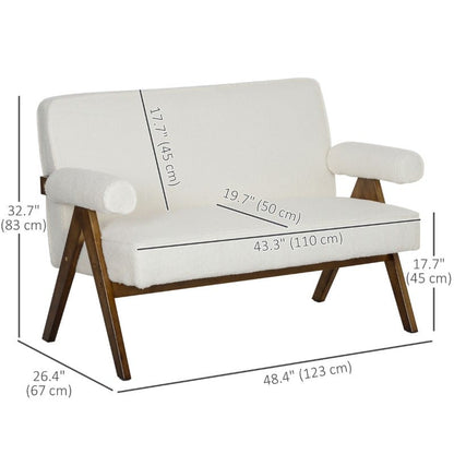 Boucle 2 Seater Sofa
