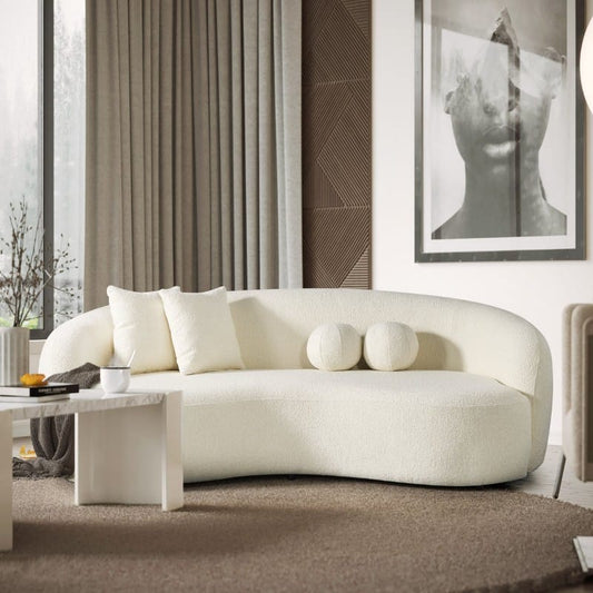 Luca 3 Seater Sofa Boucle Fabric