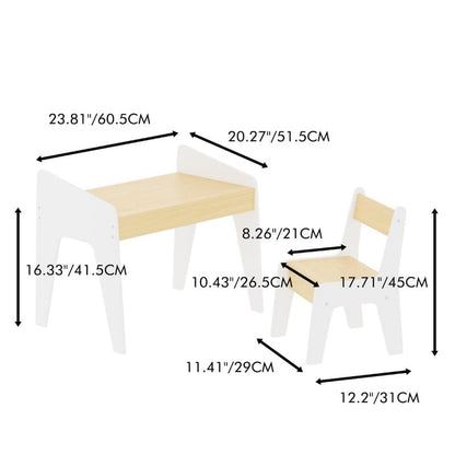 Zeta Kids Study Table & Chairs